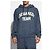Felpa con cappuccio blu Dsquared2 con logo - vista 3