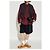 Camicia Dsquared2 a quadri rossa in flanella di cotone - vista 2