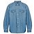 Autre Marque Camicia AllSaints Fenton in cotone blu