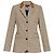 Blazer Rag & Bone de lana con estampado glen check beige y marrón