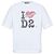 T-shirt in cotone bianca Dsquared2 X Vaquera