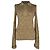 Joseph Strickpullover mit Kragen aus brauner Viskose