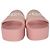 Givenchy Logo Platform Slide Sandalen aus rosa Gummi - Ansicht 2