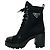 Botas de combate Prada Re-Nylon en nailon negro - vista 15