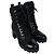 Botas de combate Prada Re-Nylon en nailon negro - vista 18