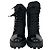 Botas de combate Prada Re-Nylon en nailon negro - vista 2