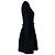 Mini abito a maniche lunghe con zip Maje in poliestere nero - vista 12