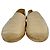 Espadrillas basse Tory Burch Logo in pelle beige - vista 3