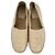 Espadrillas basse Tory Burch Logo in pelle beige - vista 5