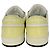 Sneakers basse Prada Downtown in pelle gialla e bianca - vista 10