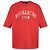 T-shirt rossa con logo Dsquared2 in cotone