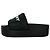 Givenchy Logo Platform Slide Sandals in Black Rubber - view 10
