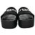 Givenchy Logo Platform Slide Sandals in Black Rubber - view 2