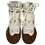 Sneakers alte Chloé Kick in camoscio marrone e bianco - vista 12