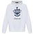 Balmain Hoodie aus weißer Baumwolle