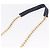 Chloé Chloe Chain Shoulder Bag Leather Navy Gold - vista 9