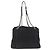 Miu Miu Matelasse Chain Shoulder Bag Leather Black Silver - vista 2