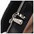 Miu Miu Matelasse Chain Shoulder Bag Leather Black Silver - vista 27