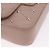 Miu Miu Studs Chain Shoulder Bag Leather Pink Silver - vista 9