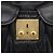 Miu Miu Gathered Hand Bag Leather 2way Black Gold - vista 23