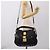 Miu Miu Gathered Hand Bag Leather 2way Black Gold - vista 30