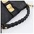 Miu Miu Gathered Hand Bag Leather 2way Black Gold - vista 7