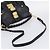 Miu Miu Gathered Hand Bag Leather 2way Black Gold - vista 8