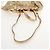PRADA Hand Bag Leather 2way Gold - vista 8
