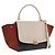 Trapèze Céline CELINE Trapeze Hand Bag Leather 2way Beige Gold