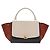 Trapèze Céline CELINE Trapeze Hand Bag Leather 2way Beige Gold - vista 13