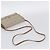 Christian Dior Honeycomb Canvas Shoulder Bag PVC Beige Gold - vista 7