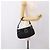 Salvatore Ferragamo Gancini Shoulder Bag Canvas Black Silver - vista 21