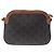 Céline CELINE Triomphe Shoulder Bag PVC Leather Black Gold Tone - vista 2