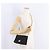 CHANEL Matelasse Chain Shoulder Bag Nylon Black Gold Tone CC - vista 26