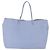 FENDI Celeria Tote Bag Leder Hellblau Silber 8BH088 - Ansicht 2