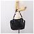 PRADA Shoulder Bag Leather Black Silver - vista 25