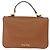 Miu Miu Madras Hand Bag Leather 2way Brown Gold - vista 2
