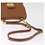 Miu Miu Madras Hand Bag Leather 2way Brown Gold - vista 8