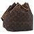 LOUIS VUITTON Monogram Petit Noe Shoulder Bag M42226 LV