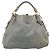 Miu Miu Shoulder Bag Vitellolux 2way Light Blue Gold - vista 3