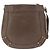Chloé Chloe Eden Shoulder Bag Leather Gray Gold - vista 3