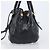 Miu Miu Hand Bag Leather 2way Black Gold Tone - vista 3