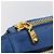 Miu Miu Tote Bag Leather Blue Gold - vista 28