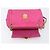 PRADA Chain Shoulder Bag Nylon Pink Gold - vista 19