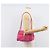 PRADA Chain Shoulder Bag Nylon Pink Gold - vista 29