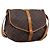 LOUIS VUITTON Monogram Saumur 35 Shoulder Bag M42254 LV