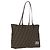 FENDI Zucca Canvas Tote Bag Brown Silver
