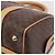 Céline CELINE Macadam Canvas Hand Bag PVC Leather Brown Gold - vista 10