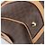 Céline CELINE Macadam Canvas Hand Bag PVC Leather Brown Gold - vista 13