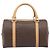 Céline CELINE Macadam Canvas Hand Bag PVC Leather Brown Gold - vista 3